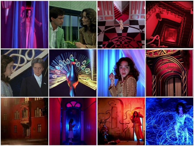 Dario Argento's Suspiria was noted for its bold colour palette.